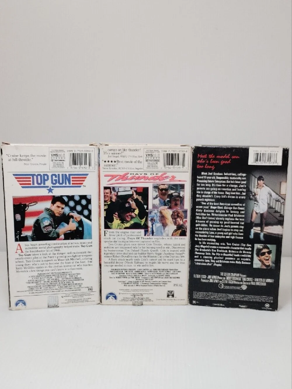 Vintage Movie VHS Box Set Of Tom Cruise